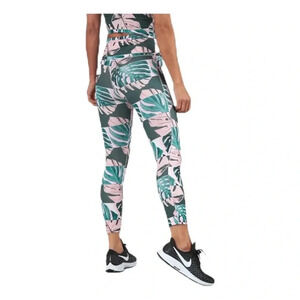 Nike dri-fit high rise crop yoga botanical leggings. Size small.